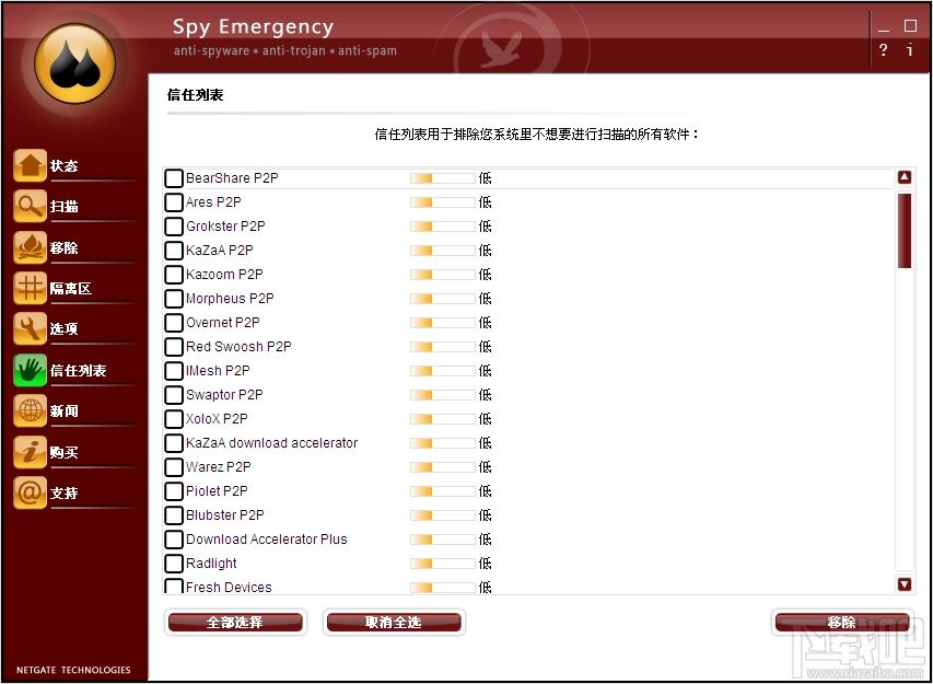 Spy Emergency,反间谍软件,反木马软件