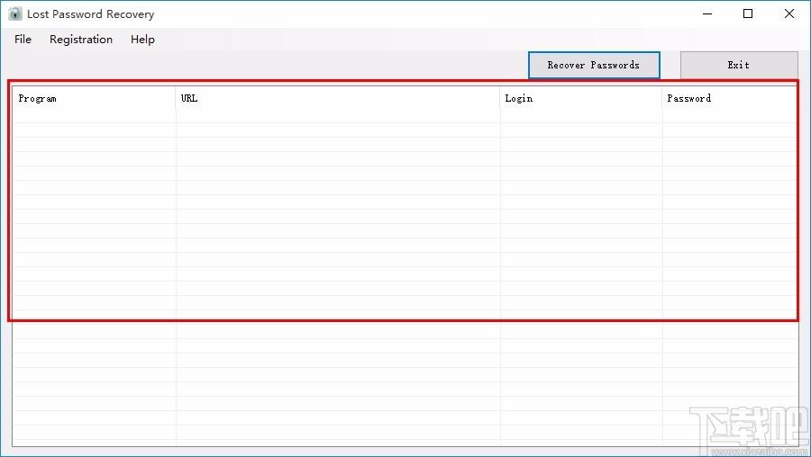 Lost Password Recovery下载,浏览器密码恢复软件