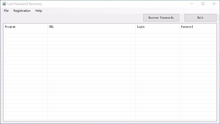 Lost Password Recovery下载,浏览器密码恢复软件